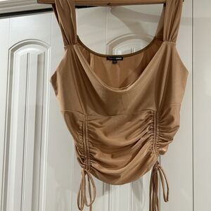 Shein Tan Set (Top + Skirt)